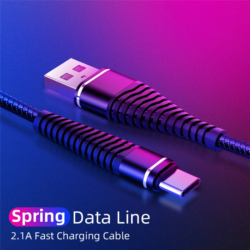 USB C Micro USB кабель для huawei samsung Весна зарядка зарядное устройство адаптер usb type C кабели для мобильных телефонов для Xiaomi
