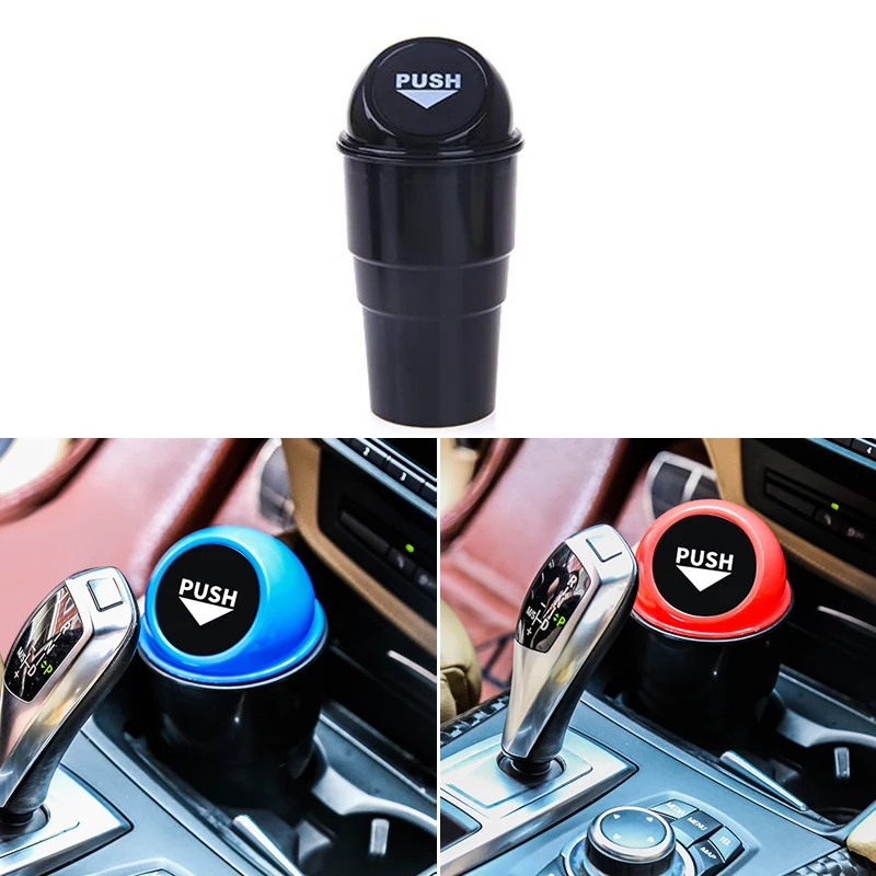 

Car Trash Bin Garbage Can Plastic Trash Bin Garbage Container Box For HYUNDAI IX35 Solaris Opel Mokka kia sportage Audi a4 b8