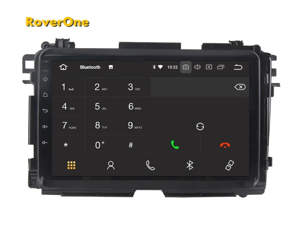 RoverOne Android 9,0 Восьмиядерный автомобильный Радио gps для Honda Vezel HR-V HRV+ 8 ''сенсорный экран мультимедийный плеер стерео головное устройство