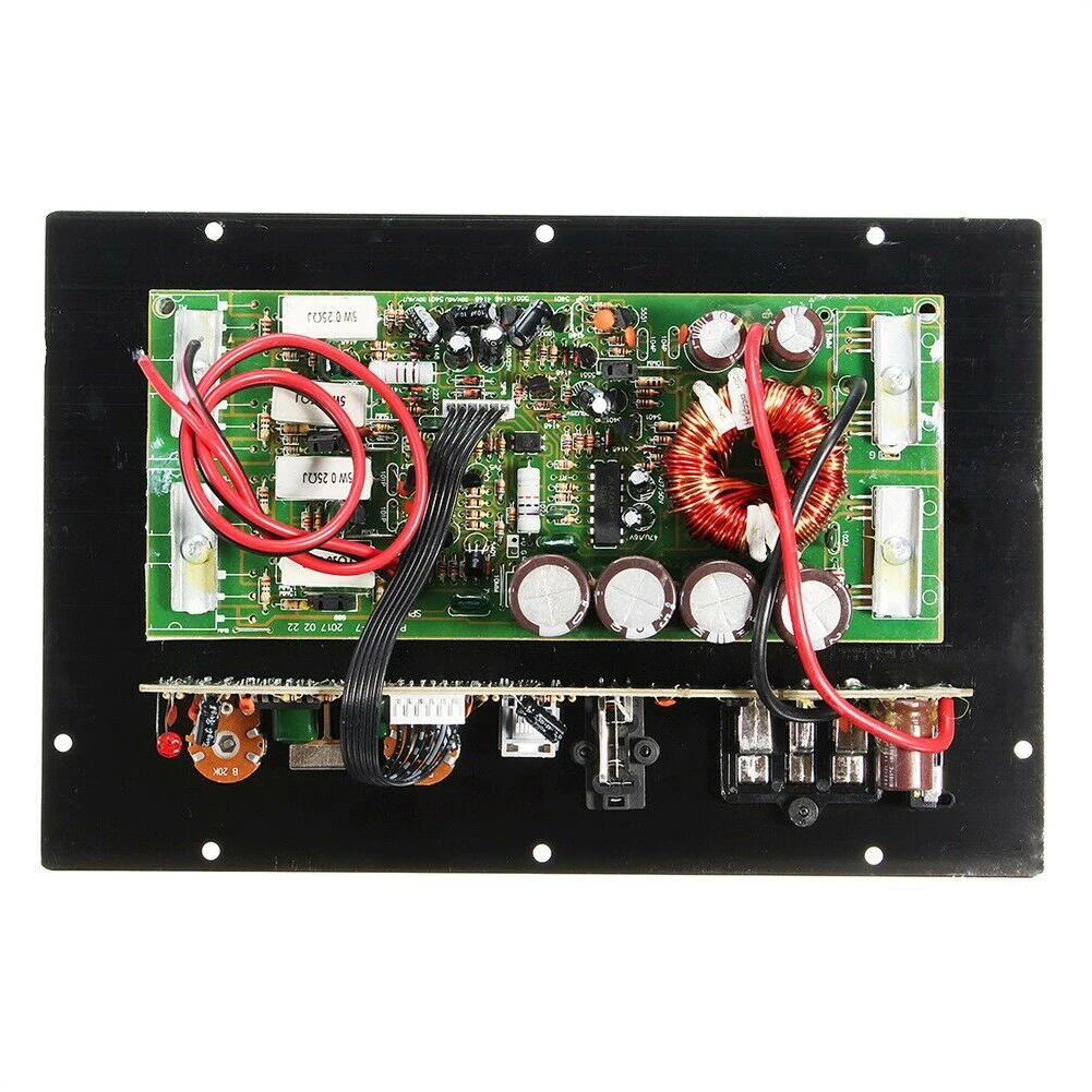 Subwoofer de Audio para coche, amplificador de aluminio duradero, altavoz, bajo, módulo de canal Mono, sonido, reproductor de música Digital de alta potencia Subwoofer de Audio para coche, amplificador de aluminio duradero, altavoz, bajo, módulo de canal Mono, sonido, reproductor de música Digital de alta potencia