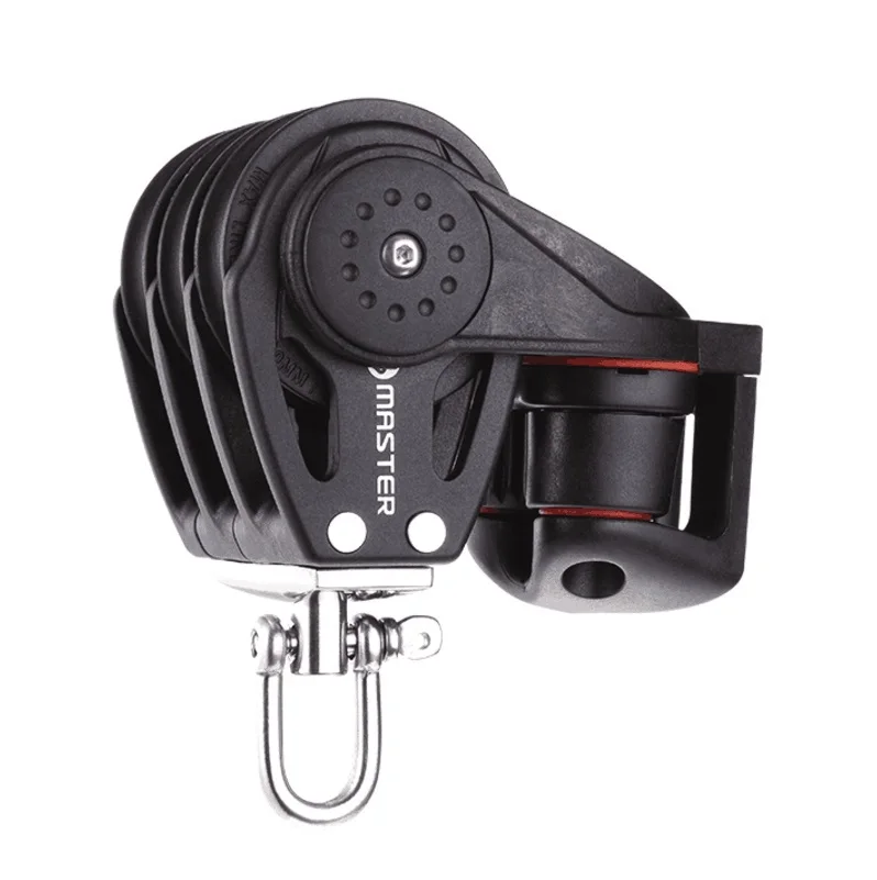 Sailboat Hardware 40mm 1 9/16" Triple Swivel Shackle Angle Fairlead