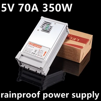 

Universal 350W 5V 70A Switching power supply outdoor rainproof power adapter 220V to 5V AC to DC transformer for led display