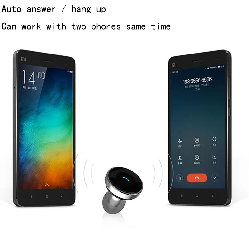 Xiaomi CooWoo алюминиевый сплав Беспроводные Bluetooth 4 0 наушники Handfree гарнитура и