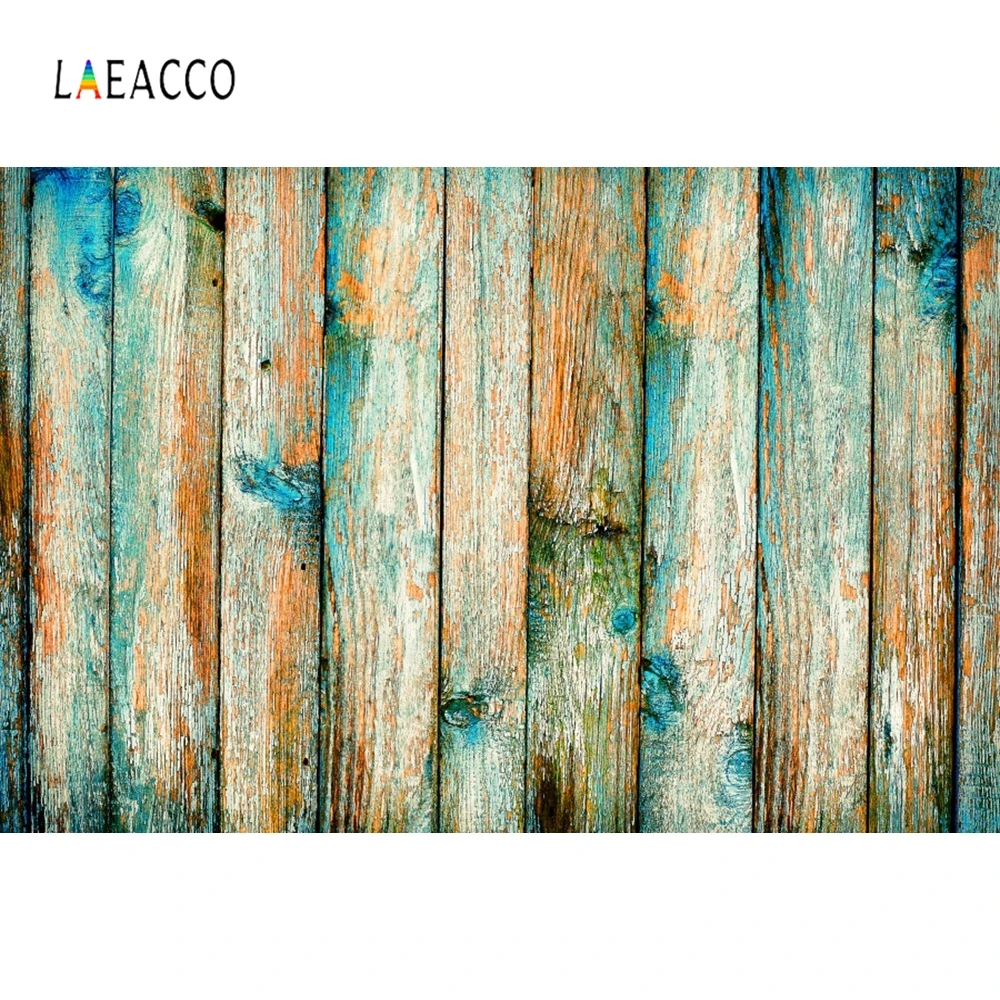 

Laeacco Retro Wooden Board Backdrop Portrait Photography Background Customized Photographic Backdrops Props For Photo Studio