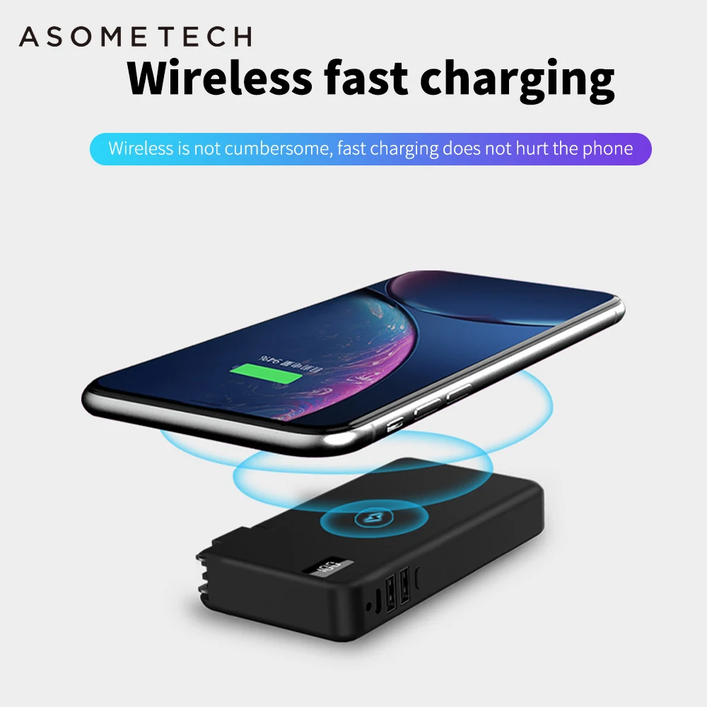 Внешний аккумулятор 3 в 1 с двумя USB портами 10000 мАч|Зарядные устройства| |