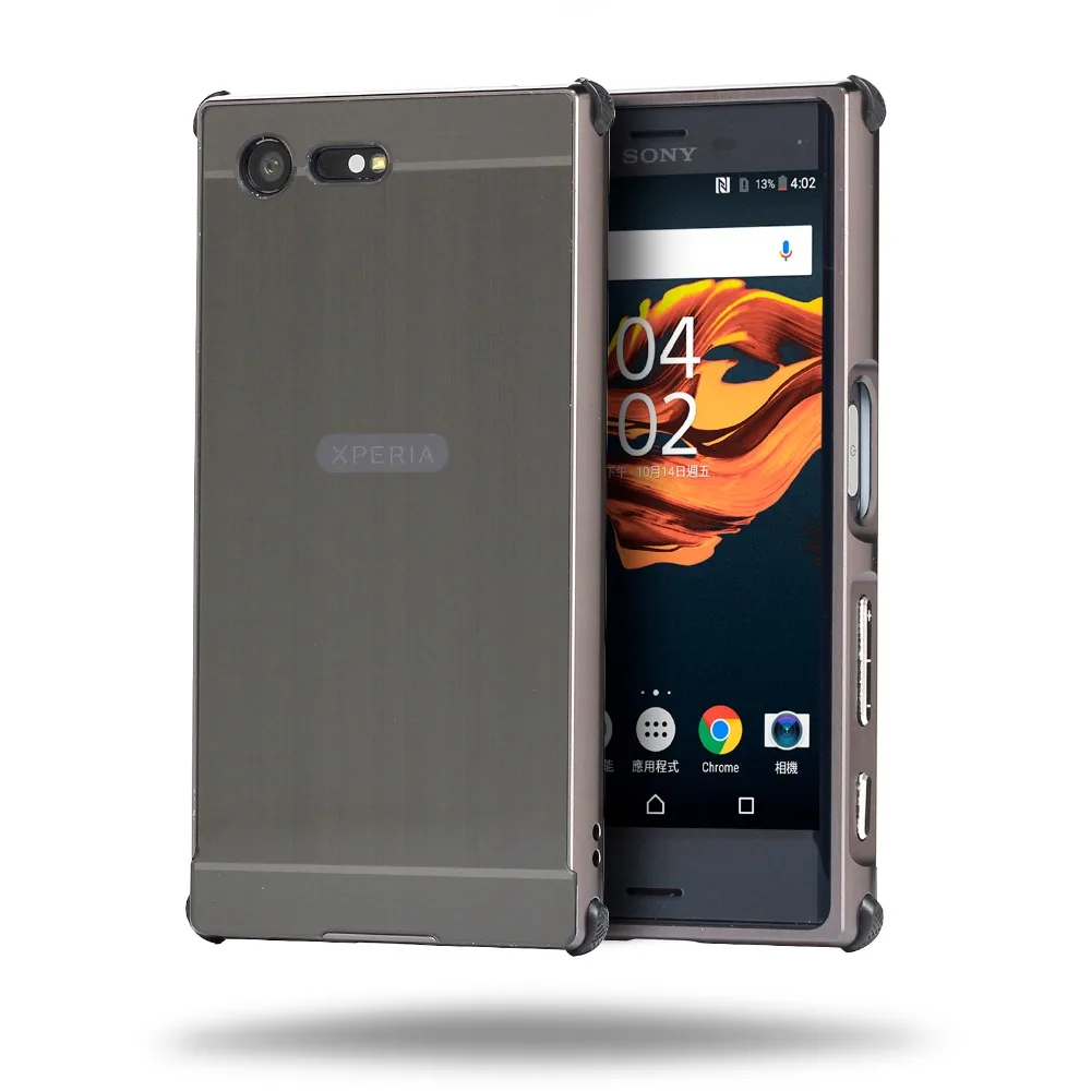 Luxury Anti-knock Protective Aluminum Metal Frame Case For Sony Xperia X Compact Cover for x mini |