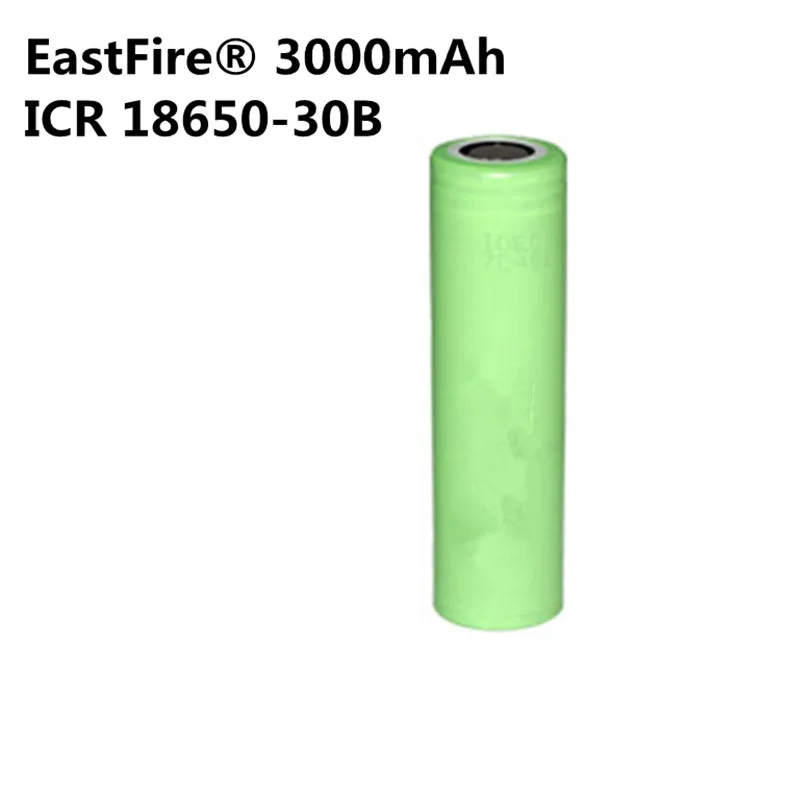 EastFire ICR18650 30B литий ионный аккумулятор 18650 30b 3000 мАч Высокое напряжение большой
