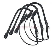 3 шт. Регулируемая татуировка машина пистолет помощник светодиодный свет питания-черный ALI02-A-3