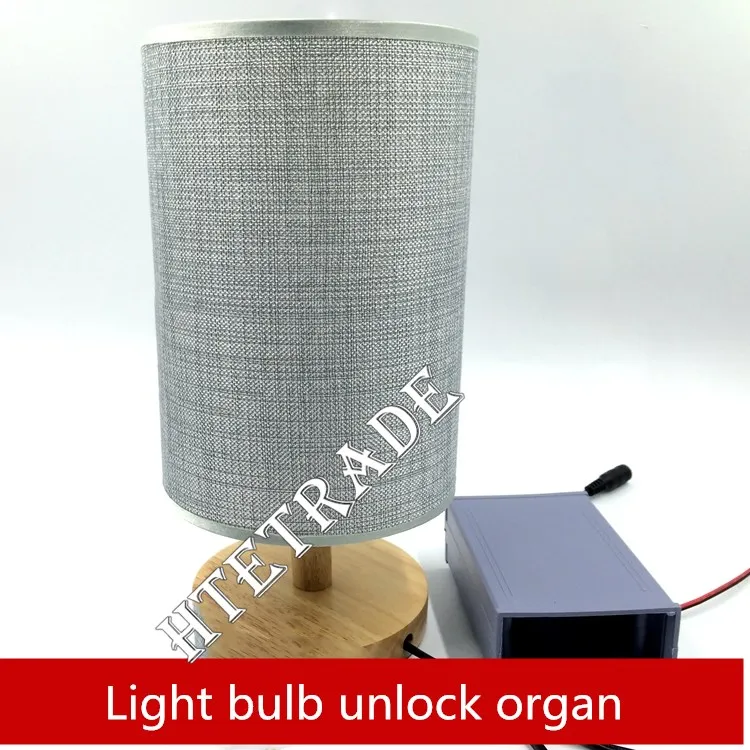 

9527 real life room escape props Insert the bulb to unlock Bulb organ takagism game props escape room game