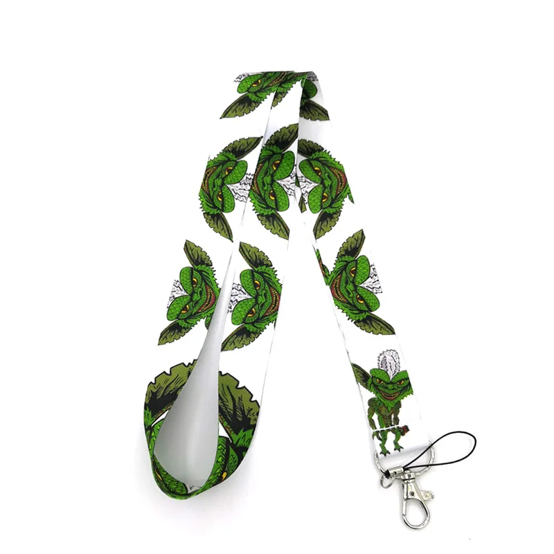 

10pcs/lot Gremlins Gizmo Cartoon DIY women kids Neck Lanyard keychain Mobile Phone Strap ID Badge Holder Rope Key Chain Keyrings