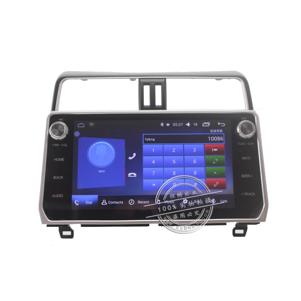 Cheap Bway 10.2"Car radio for TOYOTA PRADO 2018 Quadcore Android 7.0 car dvd player gps navigation with 1 G RAM,16G iNand,CANBUS 4