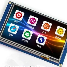 5,0 дюймов usart HMI SPI, TFT, ЖК-модуль сенсорного экрана с картинкой для купюр 800(RGB)* 480 16 Мб FLASH