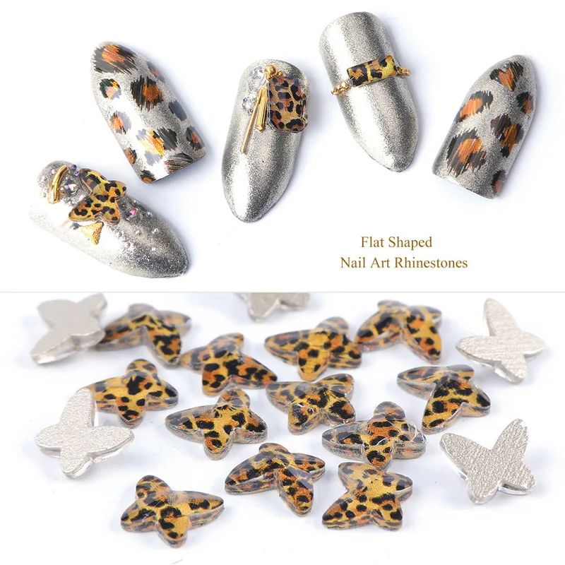

Nail Art Jewelry Europe and The United States Hot Leopard Nails Stick Drill Network Red Diamond Nail Jewelry Drill