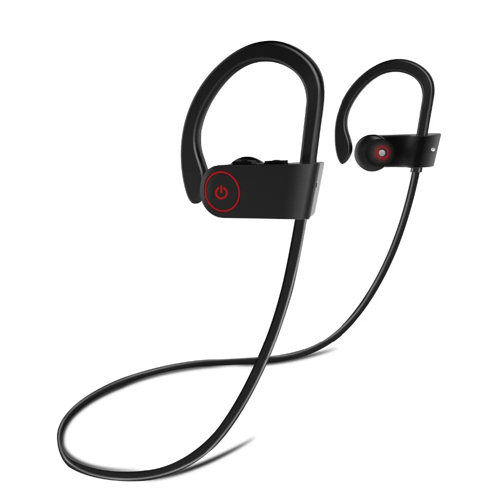 Alwup Беспроводной наушники bluetooth спортивные Бег HiFi музыка шейным бас гарнитура с