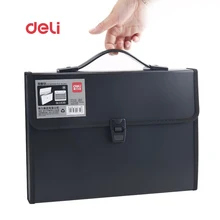 Deli Waterproof Book A4 Paper File Folder Bag business supplies Style Design Document Rectangle Office Home School folder