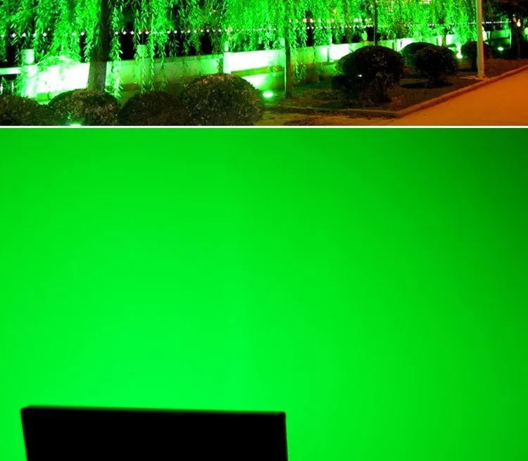 10W20W30W50W70W100W120W150W200W RGB Светодиодный прожектор на открытом воздухе IP65 водонепроницаемый ландшафтный светильник-прожектор сад фонарь алюминиевый