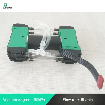 

9L/min -90KPA EPDM Diaphragm Quiet 12V Micro Diaphragm Vacuum Pump 24V Small Diaphragm Pump Mini Air Pump Brushless Oil-free