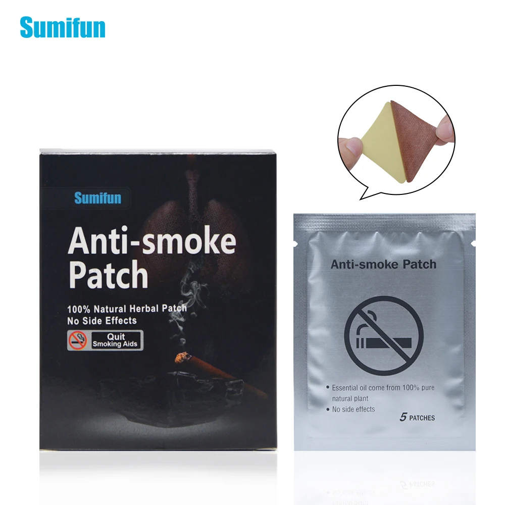 Sumifun 140 шт/4 Коробки здоровый эффективный курить патчи курении кальяна на пластырь для прекращения отказаться от курения D0585