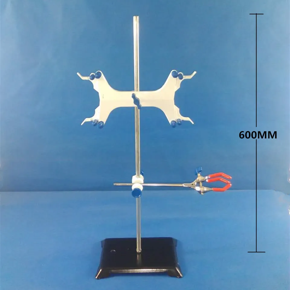 

Lab Stands Support and Aluminum butterfly clip three claw clip Universal clamp Flask clamp Titration stand iron stand 600mm