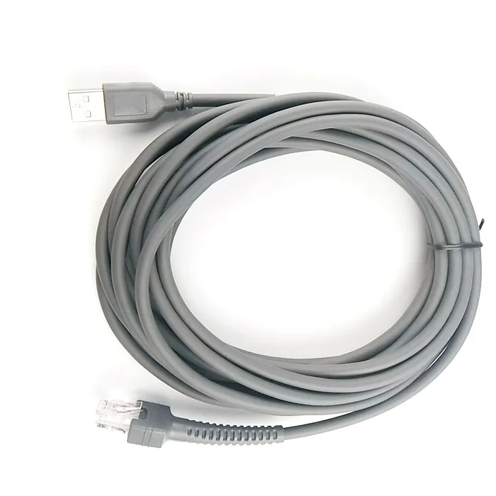 20 шт. 5Mtr USB кабель для сканера штрих кодов символ LS2208AP LS1203 LS4208 LS4278 DS6707 DS6708 и т. Д.