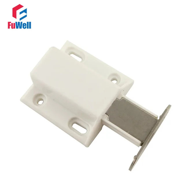 4pcs Door Drawer Latch Catch Touch 38x37x15mm Kitchen