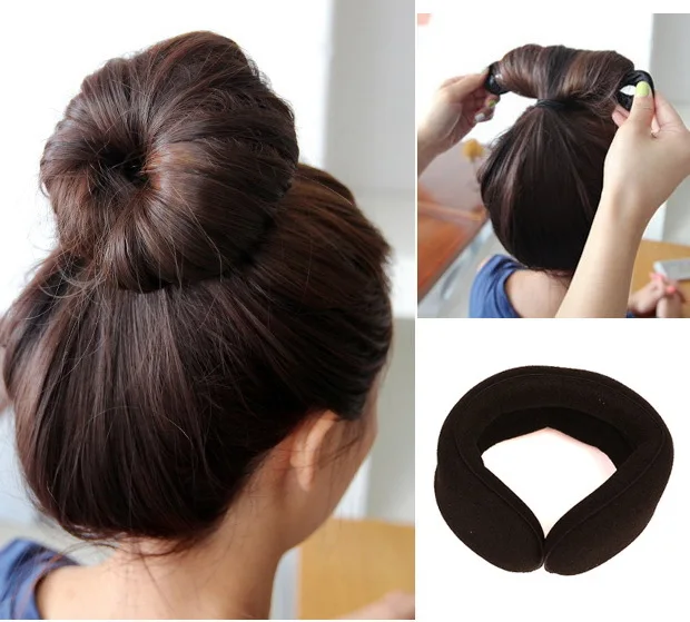 Woman Hair Accessories Bun Hair Styling Tools Sponge Hair Braiding Tools Magic Twist Foam French Braider