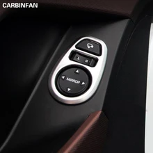 Регулирующая зеркало заднего вида Кнопка панель Переключатель Крышка хромированная Стайлинг отделка обновление интерьера продукты аксессуар для hyundai Creta ix25