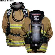 Одинаковые комплекты для семьи детская одежда для мамы и ребенка костюм пожарного толстовки с 3D-принтом толстовки для сына и дочки