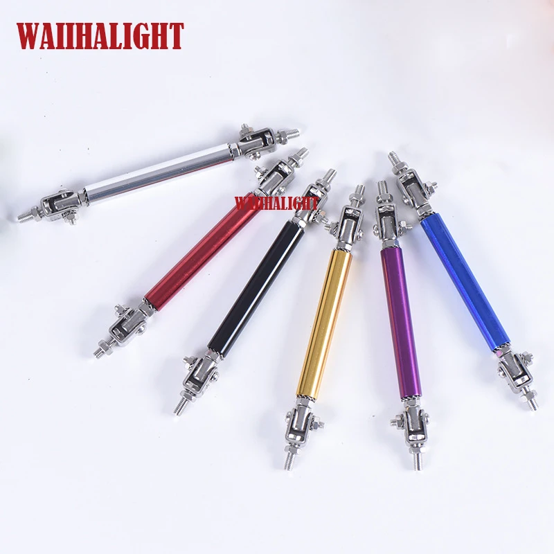 

2pcs/set 75mm Universal Car Adjustable Front Bumper Lip Splitter Strut Tie Bar Support Rod Racing Front Bumper Lip Splitter Rod