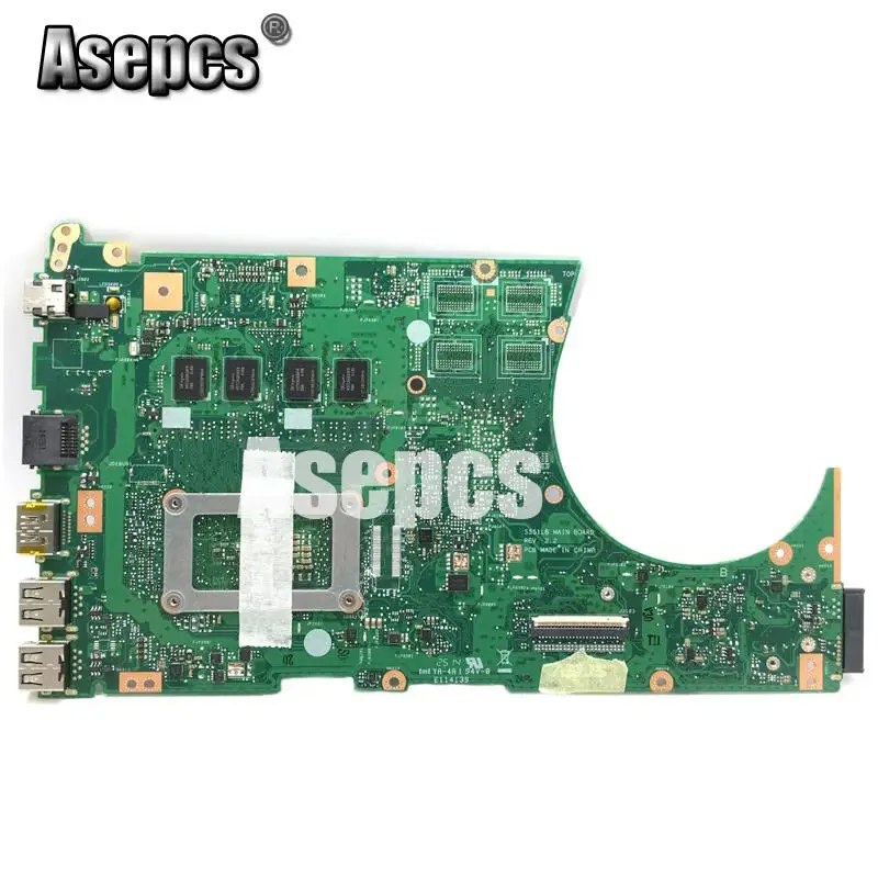 Asepcs S551LA материнская плата для ноутбука ASUS S551LA S551LB S551LN S551L R553L S551 тестовая оригинальная материнская плата 4G ram I3-4010