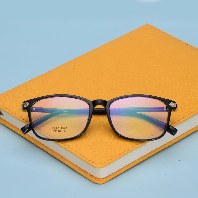 

Fashion Classic TR90 glasses Round box Computer Reading Unisex Frames Eyeglasses Optical Woman man Prescription 1020