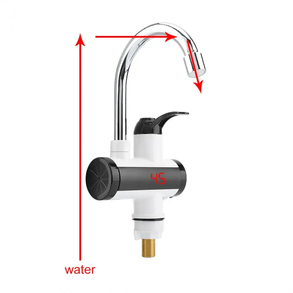 Электрический Проточный горячая вода кран мгновенный горячий водонагреватель Нагревательный кран Мгновенный водонагреватель для кухни и