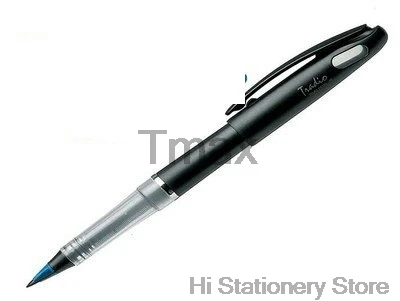 1 шт. Pentel Tradio TRJ50 гелевая ручка эскизная ручка 0,7-2,0 мм Быстросохнущий гибкий наконечник черный/синий/красный цвета офисные и школьные принадлежности - Цвет: Black with Blue Ink