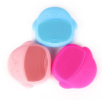 

Face Cleaning Mini Electric Massage Brush Washing Machine Waterproof Silicone Cleansing Tools High Quality