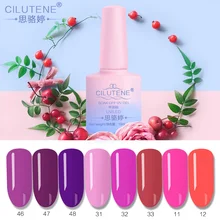 10ml Cilutene Verniz Gel Laca Do Prego do Projeto Da Arte DIY 108 Cores de Esmaltes Embeber off LED UV Gel Unha Polonês precisa Top Base de Gel Coat(China)