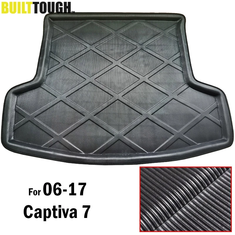 

For Chevrolet Captiva Boot Luggage Tray Cargo Mat Rear Trunk 2006 - 2017 Liner Floor Pad 2007 2009 2010 2011 2012 2014 2015 2016