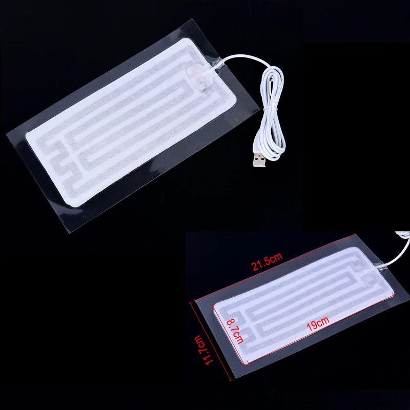 DC 5V USB winter Heating Element Film Heater 12*22CM for Warm Waist