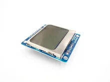 Alta Qualidade 84*48 84x84 LCD Módulo azul backlight adaptador PCB Nokia 5110 Atacado