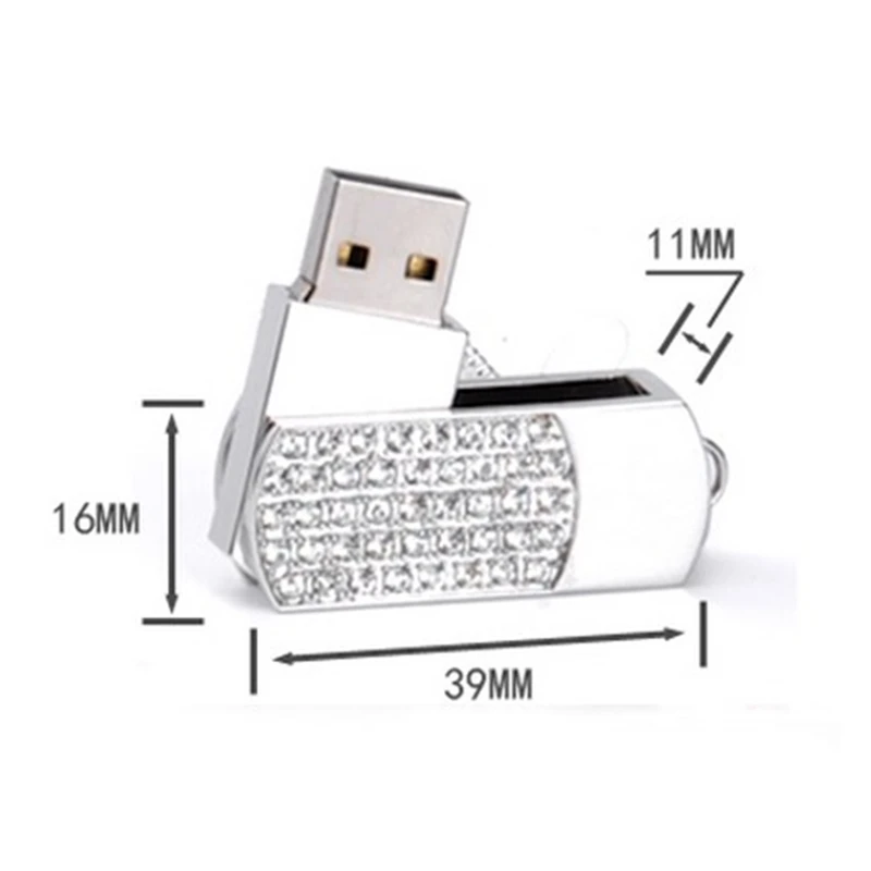 BiNFUL USB 플래시 드라이브 펜 드라이브, 핑크 크리스탈 U 디스크, 4GB, 8GB, 16GB, 32GB, 64GB, 창의적인 개성 플래시 드라이브 메모리 스틱 선물