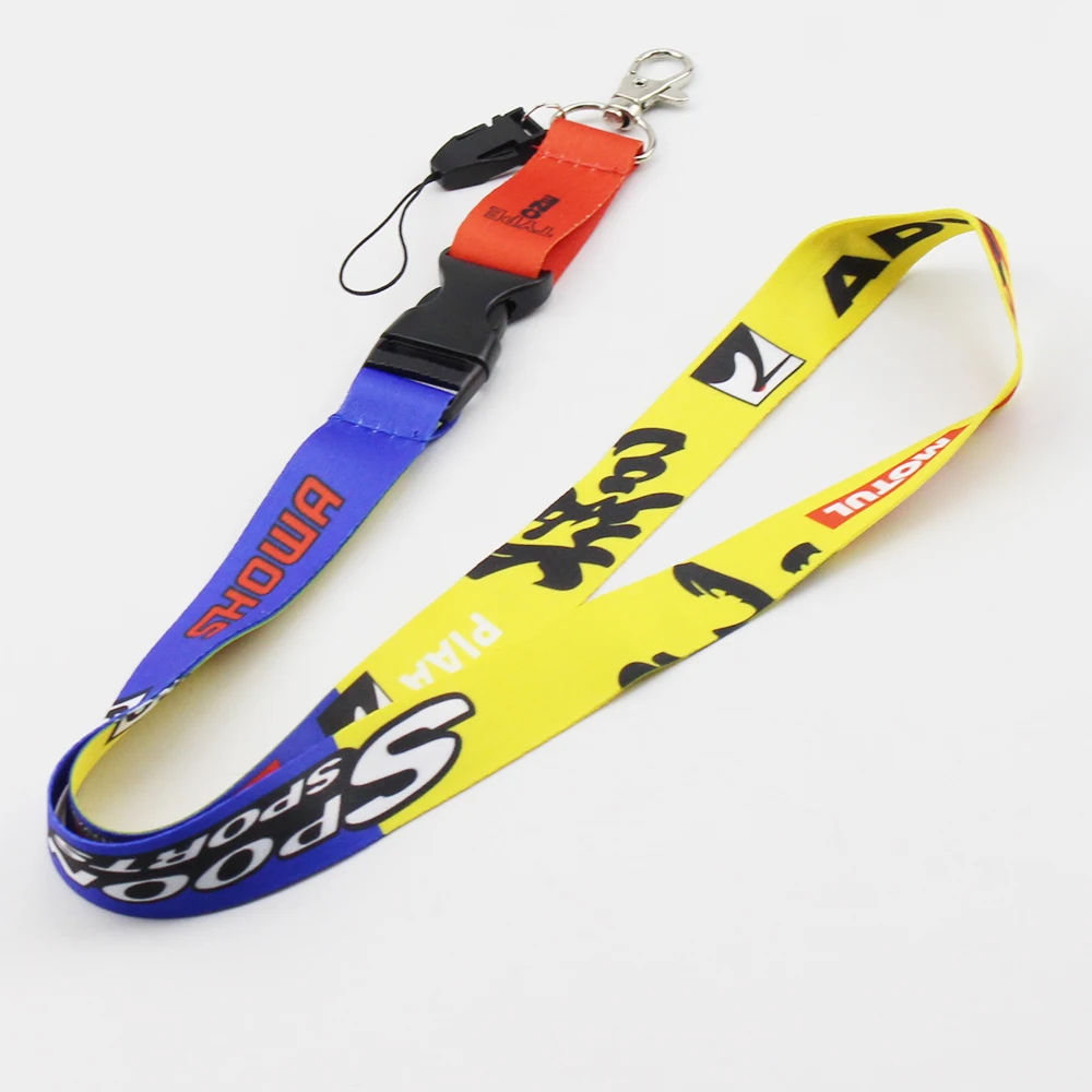 JDM SPOON SPORTS 2 сторонний Печатный ремешок брелок для шеи быстросъемный для|keychain quick