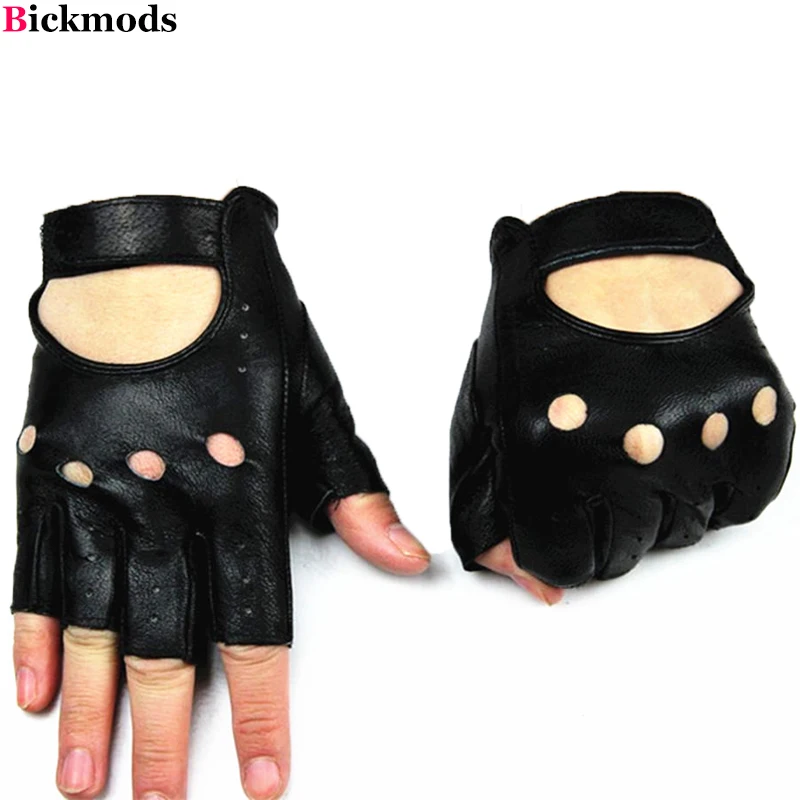 Image Result For The Hollow Men Fingerless leather gloves men s fashion hollow style full leather short sport Cycling driving thin half The Hollow Men