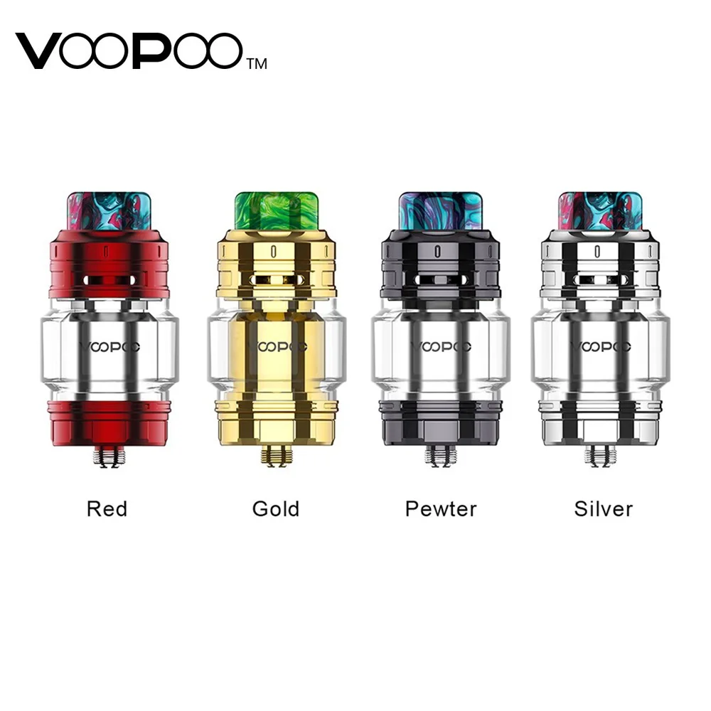 

Original Voopoo Rimfire RTA 26mm/30mm RTA Atomizer 2ml/5ml Tank Single/Dual Coil Building 810 Drip Tip Vape Tank Vs INTAKE RTA