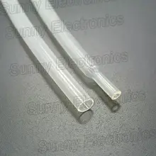5 м/лот 9,5 мм 3/" клей/клей выстроились прозрачные термоусадочные трубки
