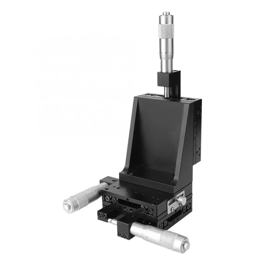 

Manual Linear Stage SEMXYZL80-ACR XYZ High Accuracy Lift Linear Motion Manual Stage Fine Tuning Slide Table 80*80mm