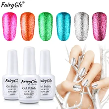 FairyGlo 15 мл Bling Platinum лак для ногтей тиснение краски Лак для ногтей Vernis a Ongle Nagellak эмаль счастливый лак Гибридный лак
