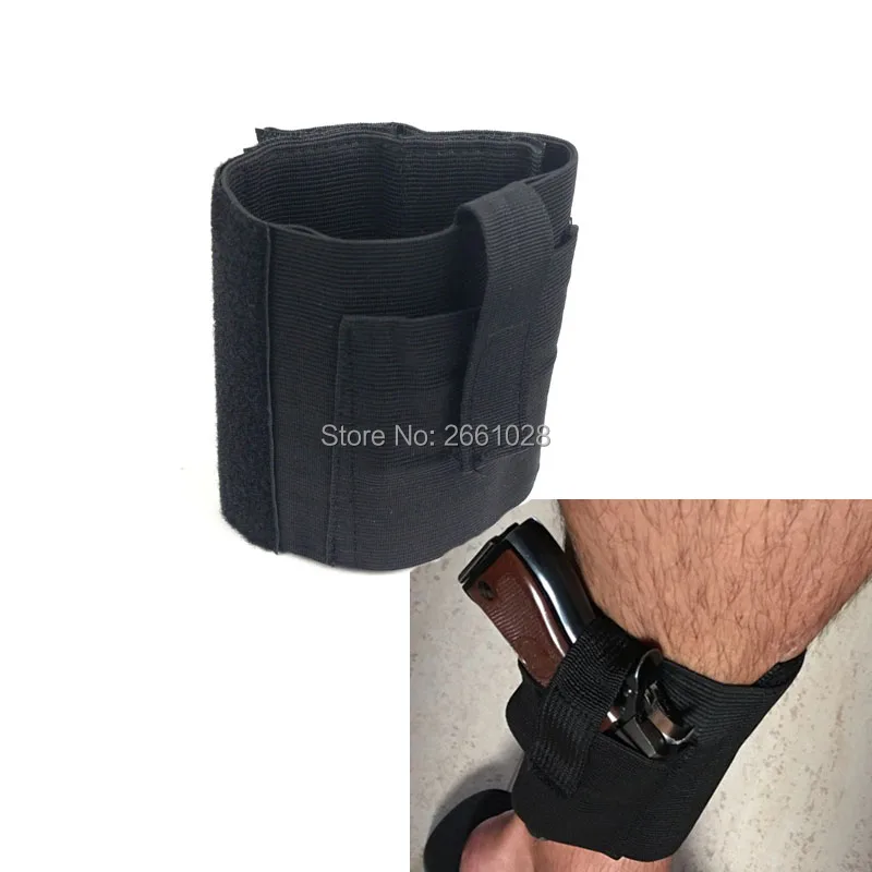 

Tactical Concealed Carry Ankle Holster Universal Right Left Elastic Wrap Ankle Gun Holster Padded Concealed Ankle Holster Strap