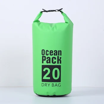 20L Capacity Waterproof Bag Outdoor Portable Swimming Bag Camping Waterproof Products Outdoor Climbing Storage Storage Supplies multifunctional waterproof outdoor drift pvc storage bag yellow 20l