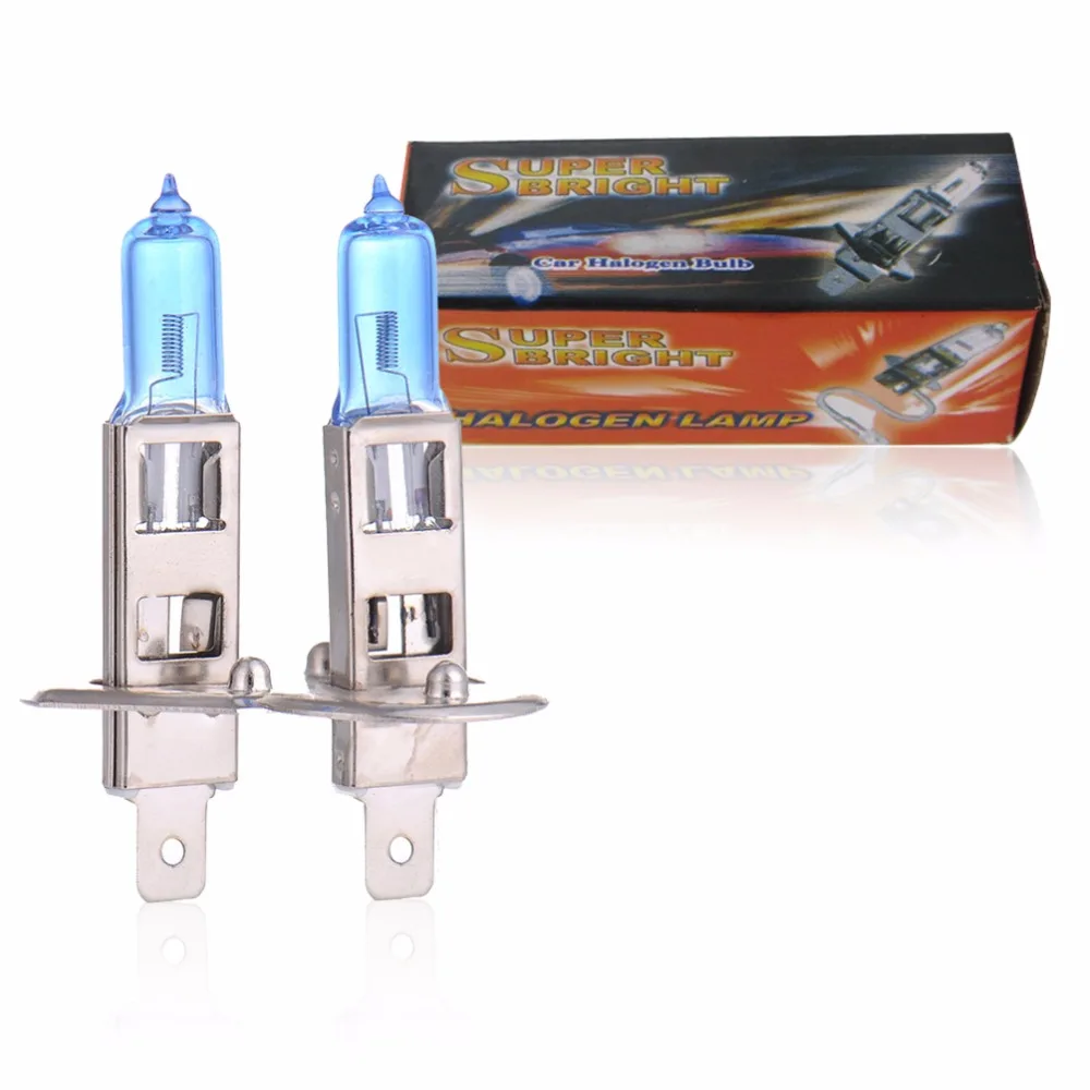 H1 Halogen DC 12V 100W 6000K Bright Super White Light Car Headlight
