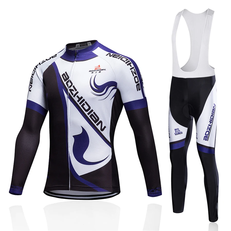 Winter Thermal Fleece Cycling Jersey Set Pro Racing Team Long Sleeve