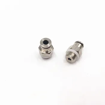 

5pcs 3D Printer M10 Threaded Bowden extruder bowden tube TKC PC All Metal Fittings Feeding Tube Joint Connector Quick Joint